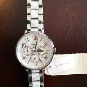 Fossil Jacqueline White Dial Multifunction Watch