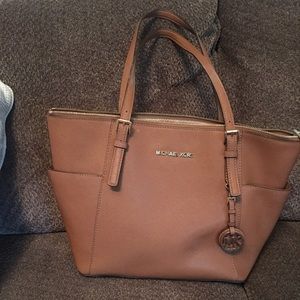 Tan MK purse