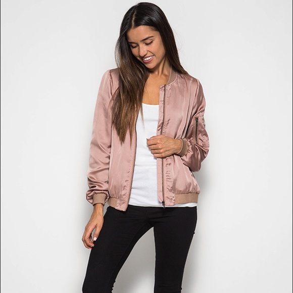 🎉HP🎉satin bomber jacket - Picture 3 of 4