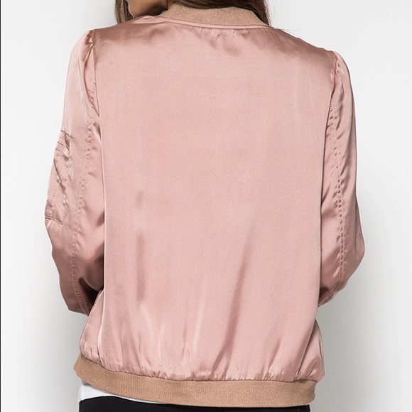 🎉HP🎉satin bomber jacket - Picture 4 of 4
