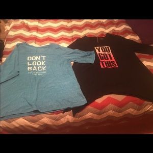 2 shirts from Catherines size 1x, runs big