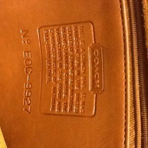 Brown leather coach Willis bag