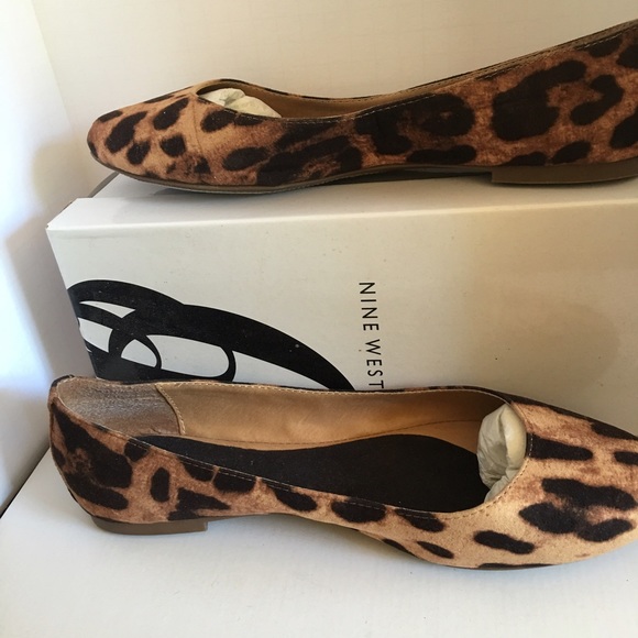 Nine West, Ballet Flats, Leopard