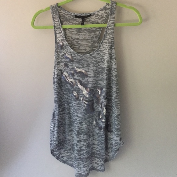 BCBGMAXAZRIA BEADED Top- Size XS