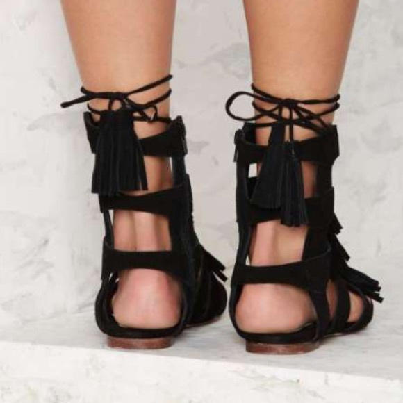 Jeffrey Campbell Hang of Four Lace-Up Sandals - Picture 3 of 3