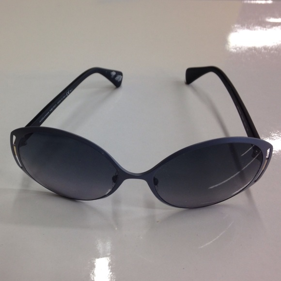 Alexander McQueen Ruthenium Matte Black Sunglasses