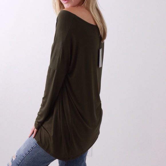 BACK IN! TriBeCa LS | Olive *Last 1! - Picture 4 of 4