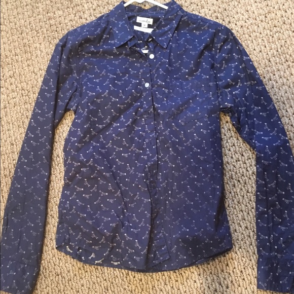 Bird Print Blouse Steven Alan.