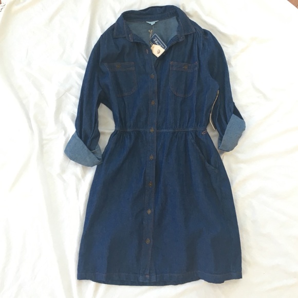 denim shirt dress