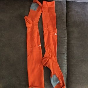 Orange Nike Socks