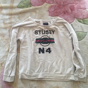 Stussy Beige Crewneck