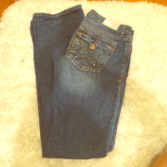 Highly distressed jeans