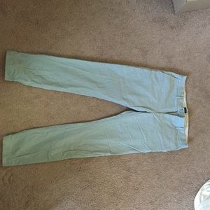 J. Crew Mint Chinos, "The Driggs" 32x32