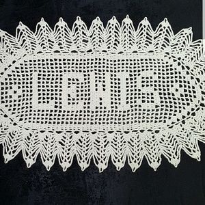 Crocheted Name  - Lewis