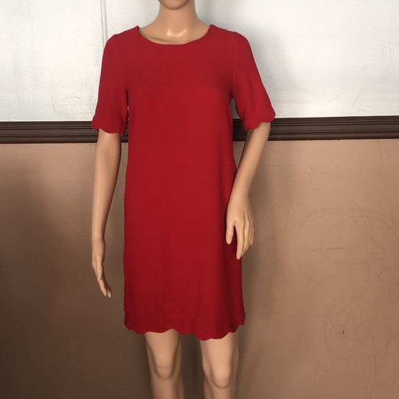 Burgundy dress