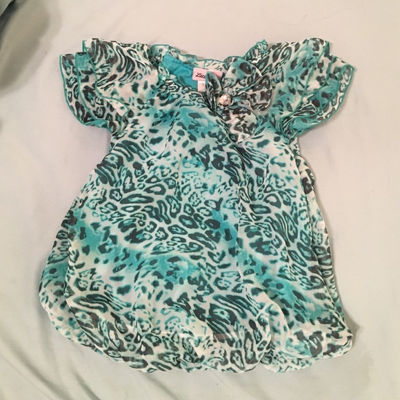 Leopard print bubble top!
