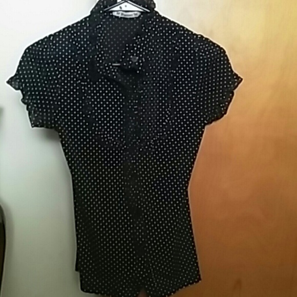 Forever 21 White Dots Top