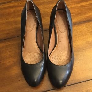 Corso Como Black Leather Pumps size 6.5