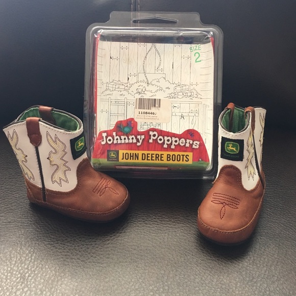 John Deere infant boots Sz 2