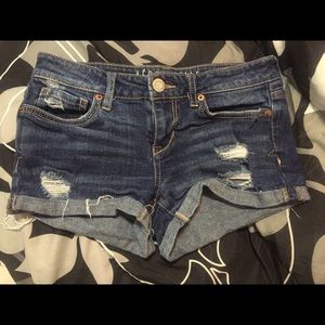 Jean shorts with tears size 00