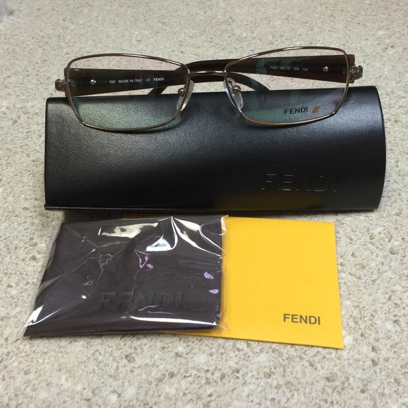 Authentic Fendi women's metal frame