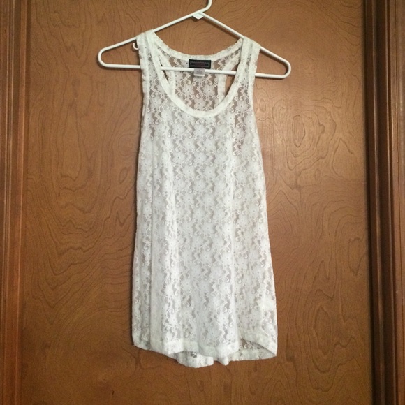 White Lace Tanktop