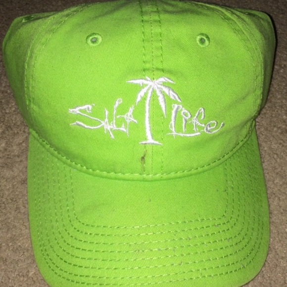 salt life green hat
