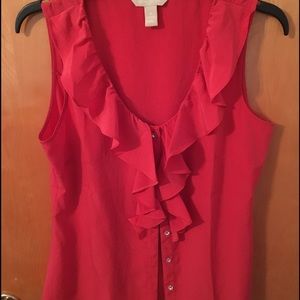 Beautiful silk banana republic top.