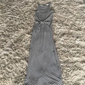 Ann Taylor long striped dress