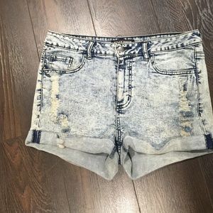 High waisted shorts