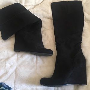 Fall fashion: Wedge knee high boots!