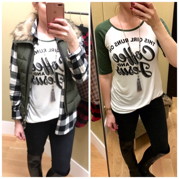 LAST Medium 💥Jesus & Coffee Tee - Picture 3 of 4