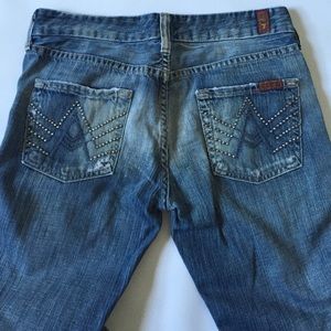 7 For All Mankind Jeans - 7 For All Mankind A pocket studded jeans 26x32 7 For All Mankind Jeans - 7 For All Mankind A pocket studded jeans 26x32
