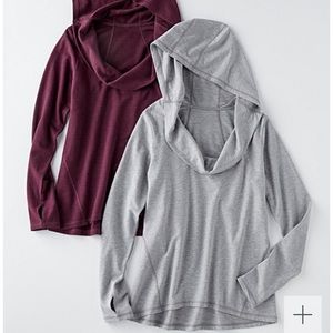Garnet hill grey hoodie