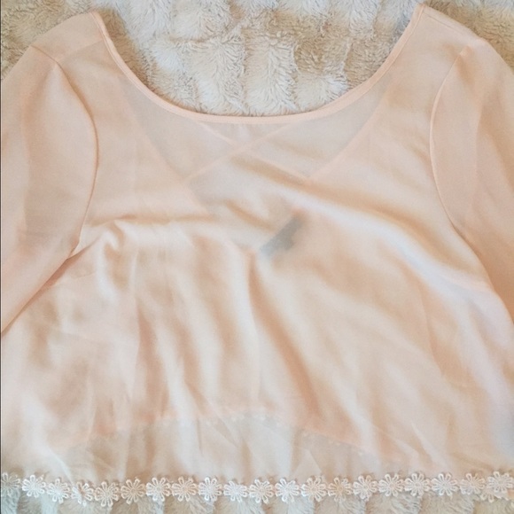 Bohemian Flower Cropped Blouse