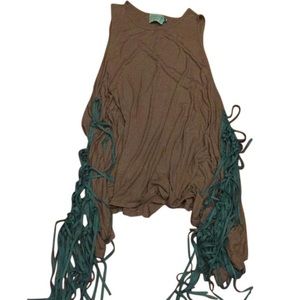 Judith March Suede Fringe Shift Dress or Tunic