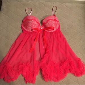 Victoria's Secret coral babydoll