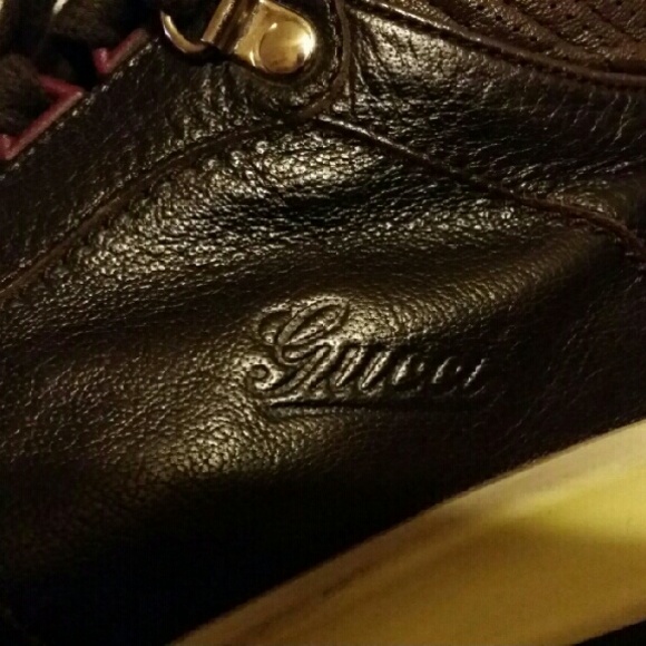 Mens gucci dark drown shoes main image 4