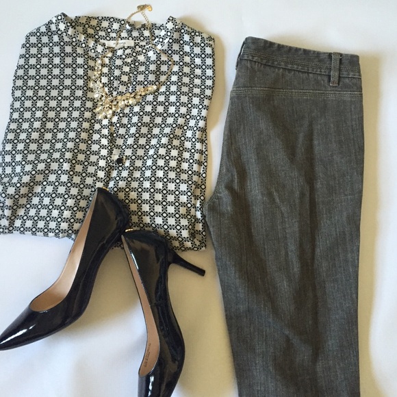 Theory Jeans - Theory dark charcoal denim jeans sz 6 Theory Jeans - Theory dark charcoal denim jeans sz 6