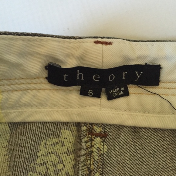 Theory Jeans - Theory dark charcoal denim jeans sz 6 Theory Jeans - Theory dark charcoal denim jeans sz 6