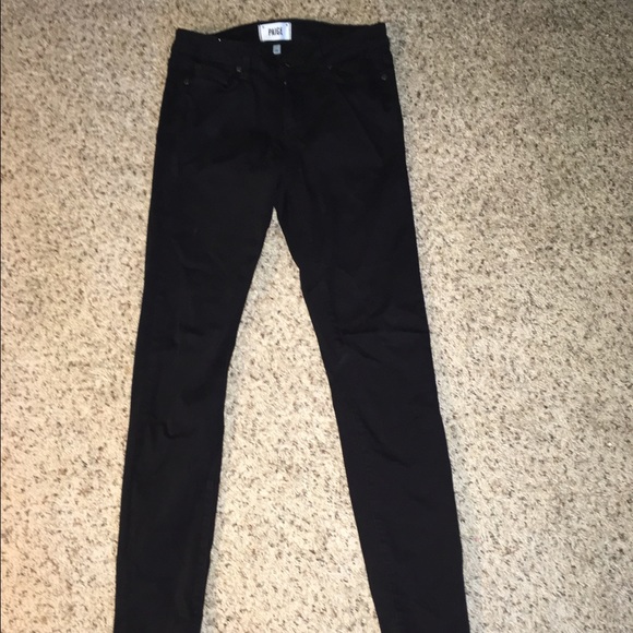 Paige black jeans 28