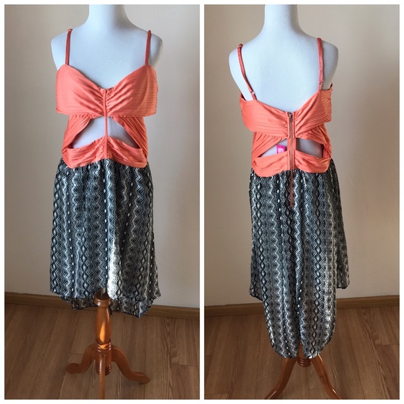 bebe Dresses & Skirts - S A L E‼️NWT 2Bebe High Low Cutout Dress