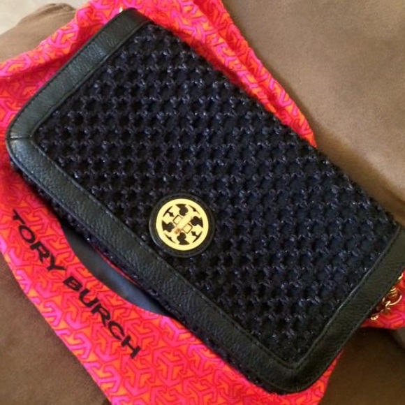 Tory Burch Adalyn crochet clutch