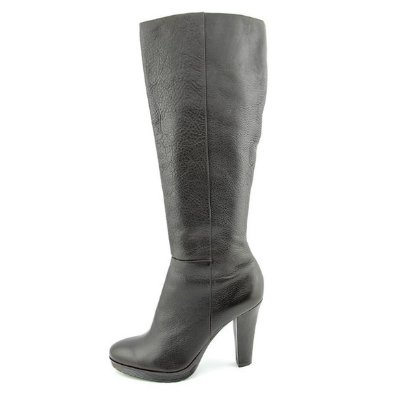 Calvin Klein Shoes - Calvin Klein Black Knee High Leather Boots