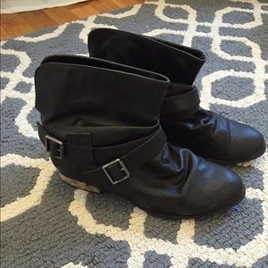 Diba Buckle Ankle Booties
