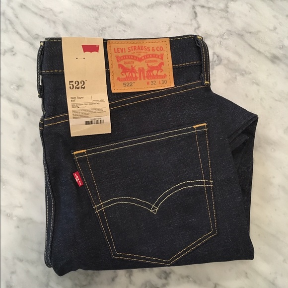 Men's Levis slim taper 522