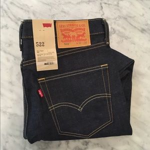 Men's Levis slim taper 522