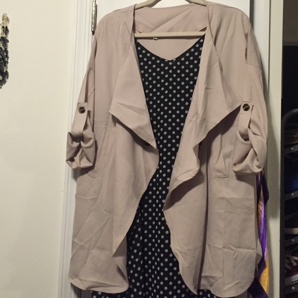 🆕🍁🍂 Soft Light Trench - Light Khaki - Picture 4 of 4