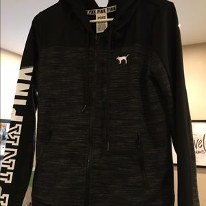 Pink Victoria secret zipup jacket
