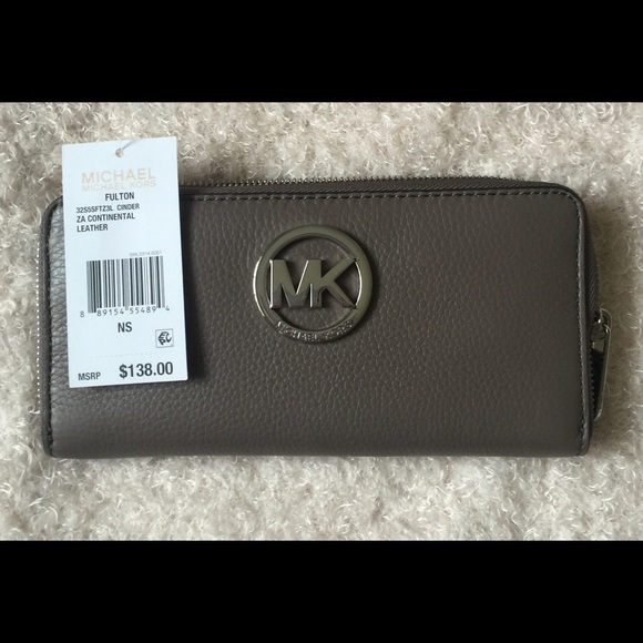 🚫SOLD🚫Micheal Kors Cinder Za Continental Leather - Picture 2 of 4